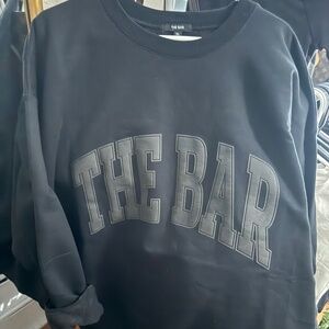 *BRAND NEW* The Bar varsity sweatshirt